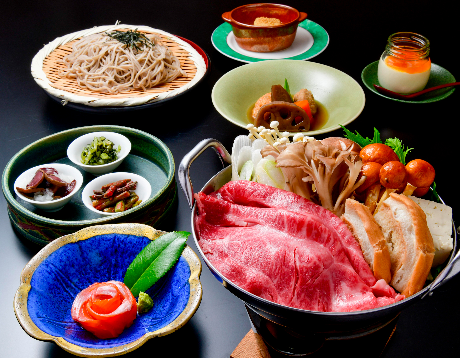 きのこ牛すき御膳