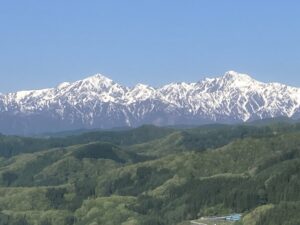 アルプス遠景