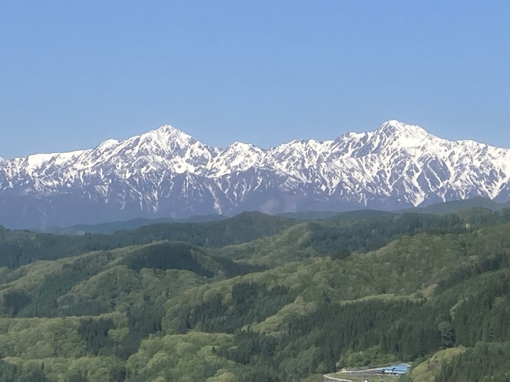 アルプス遠景